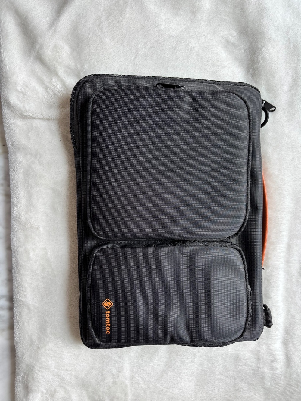 tomtoc Black Electronic Organizer Case - Padded Tablet & Accessory Sleeve